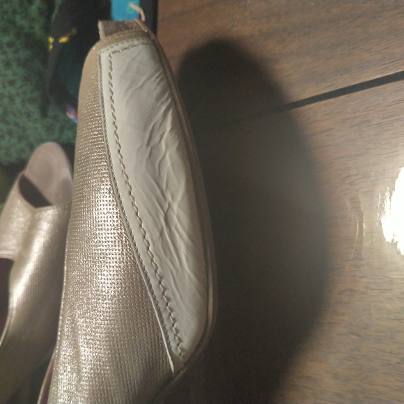 Gold slingback heels us 11 - Picture 4 of 4